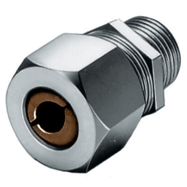 Kellems Wire Management, Cord Connectors, Straight Male, .50-.63", 1/2", Stainless Steel
